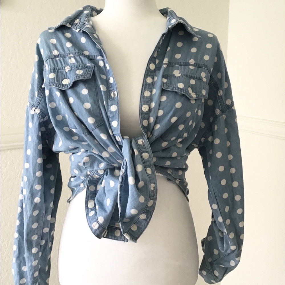 Polka dot top